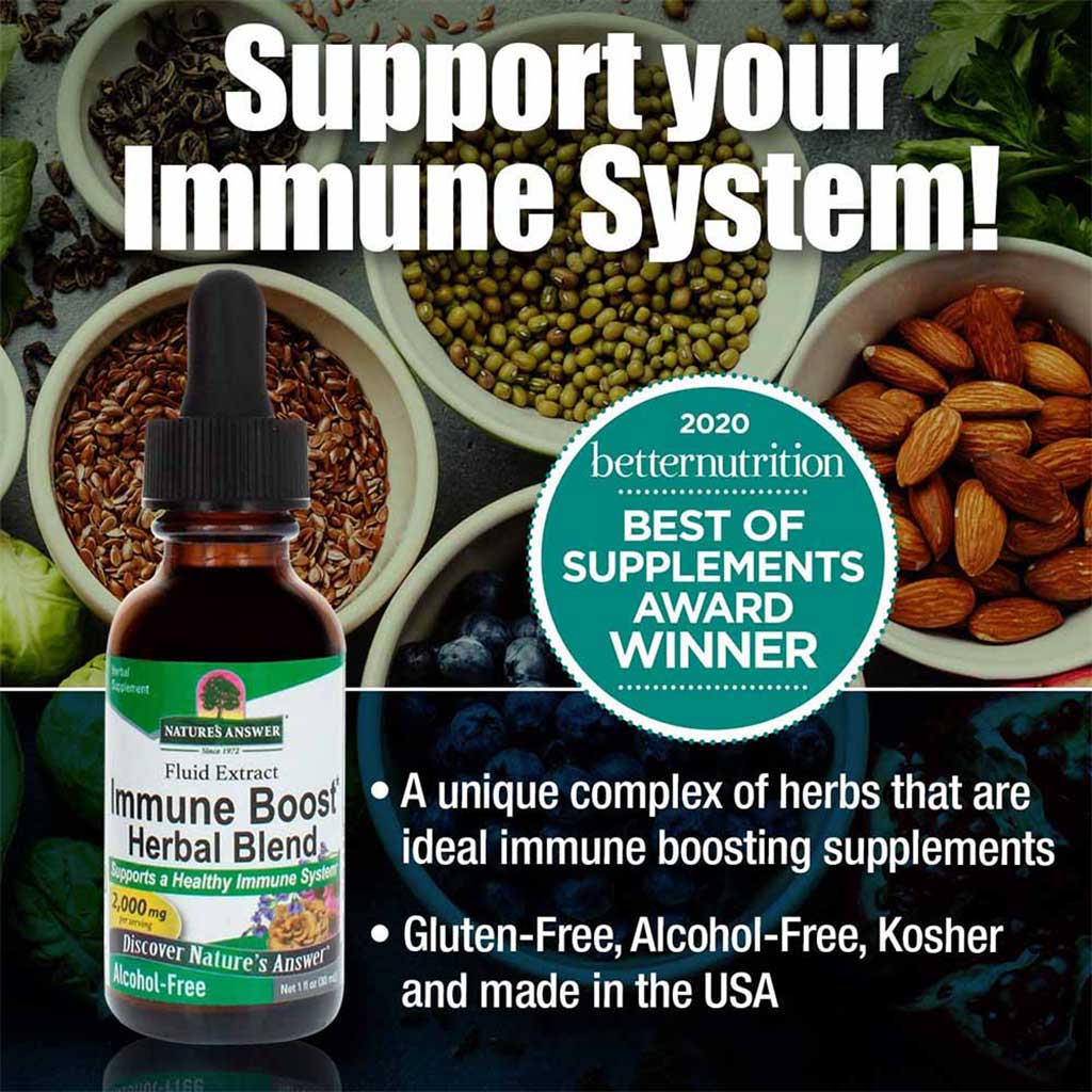 Nature's Answer Immune Boost Herbal Blend Fluid Extract Drops 30ml