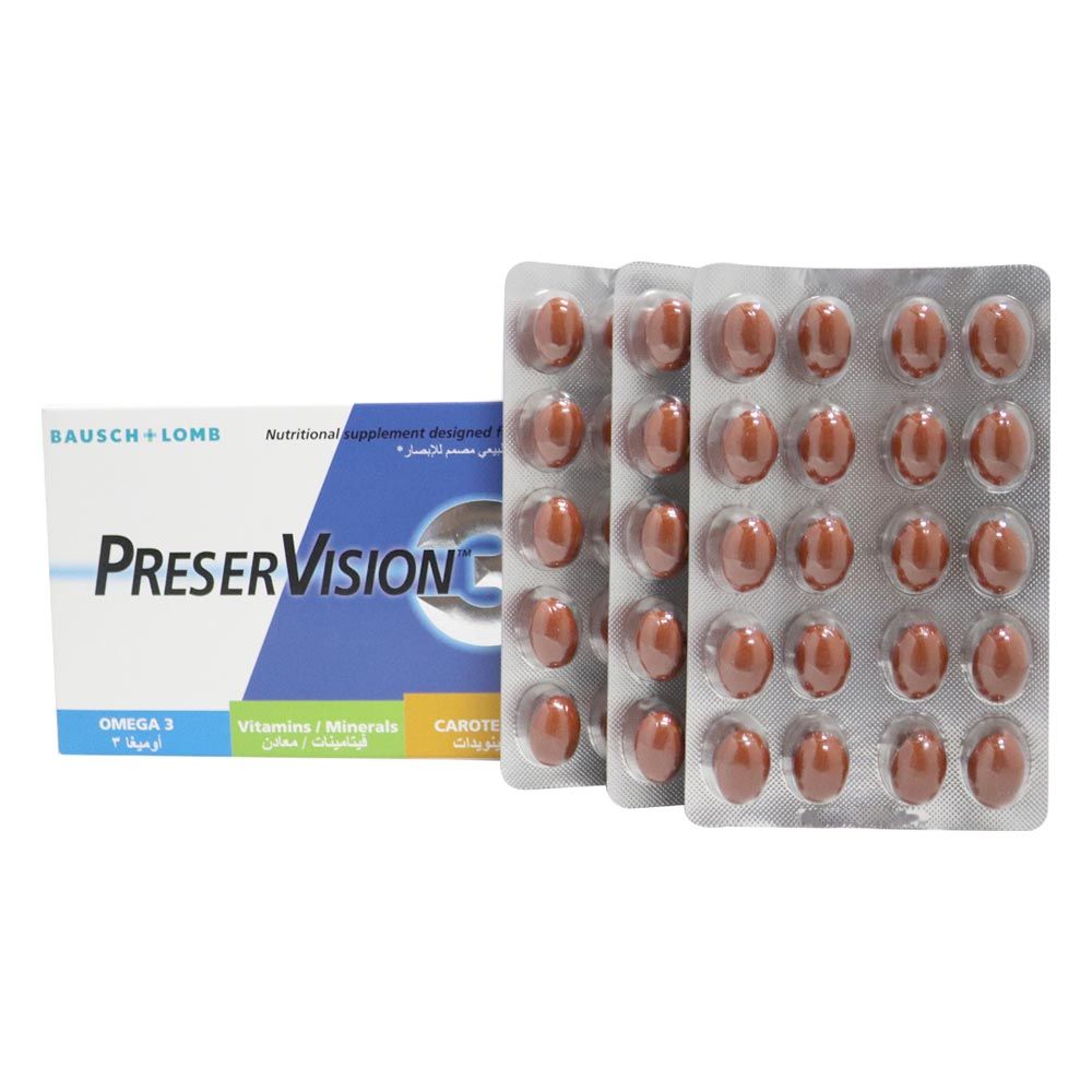 Preservision 3 Capsules 60's