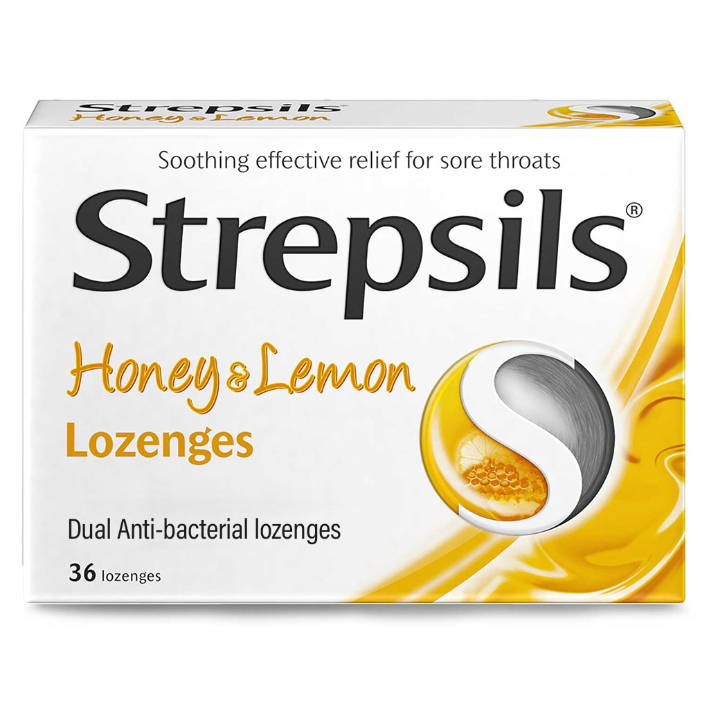 Strepsils Honey & Lemon Lozenges 36's