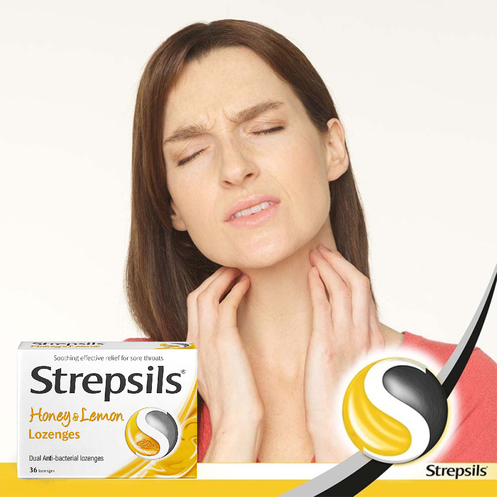 Strepsils Honey & Lemon Lozenges 36's