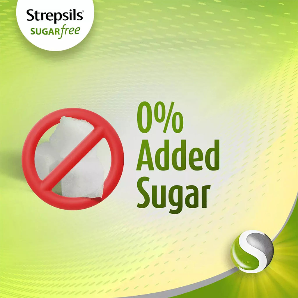 Strepsils Lemon Sugar Free Lozenges 36's
