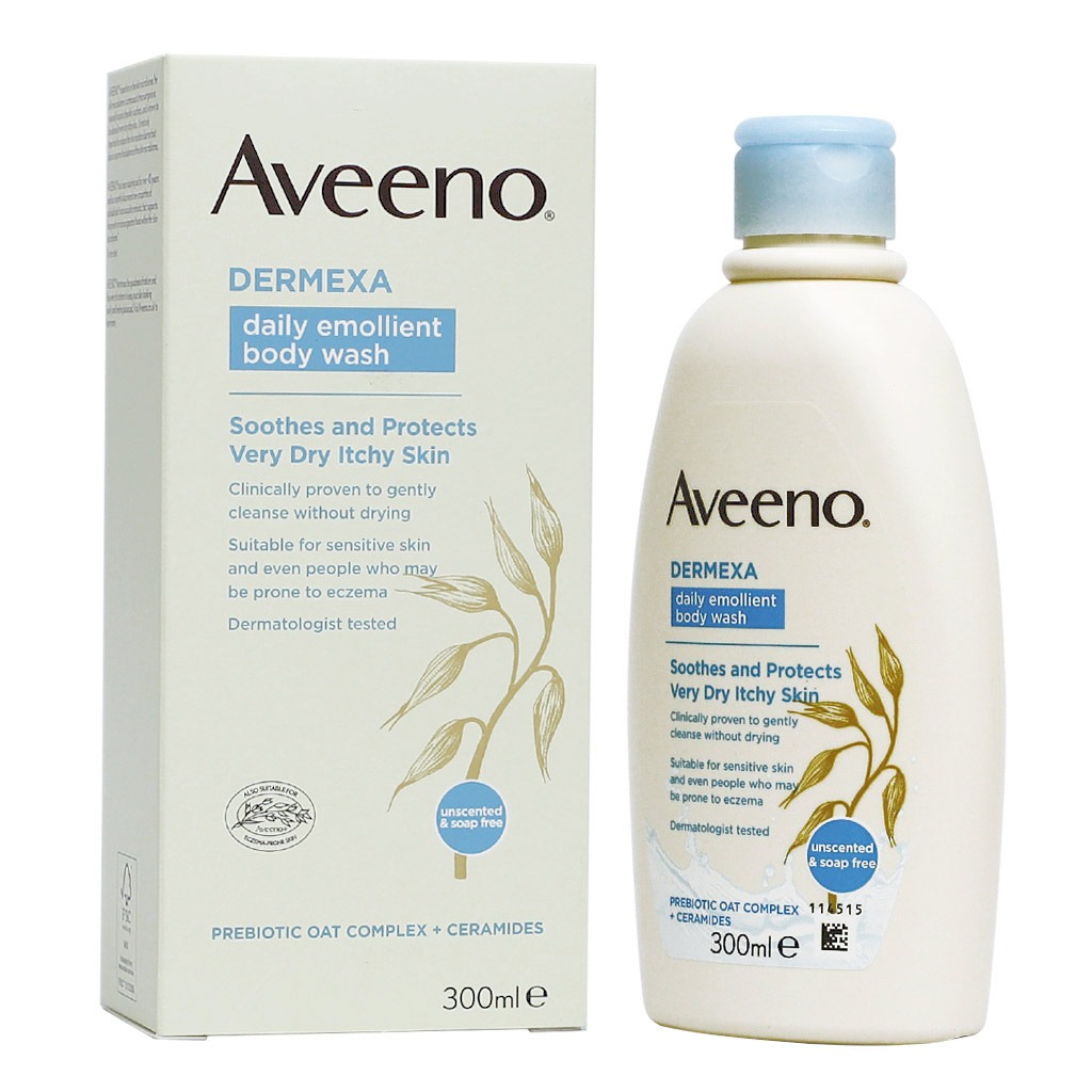 Aveeno Dermexa Daily Emollient Body Wash For very dry itchy skin 300 mL