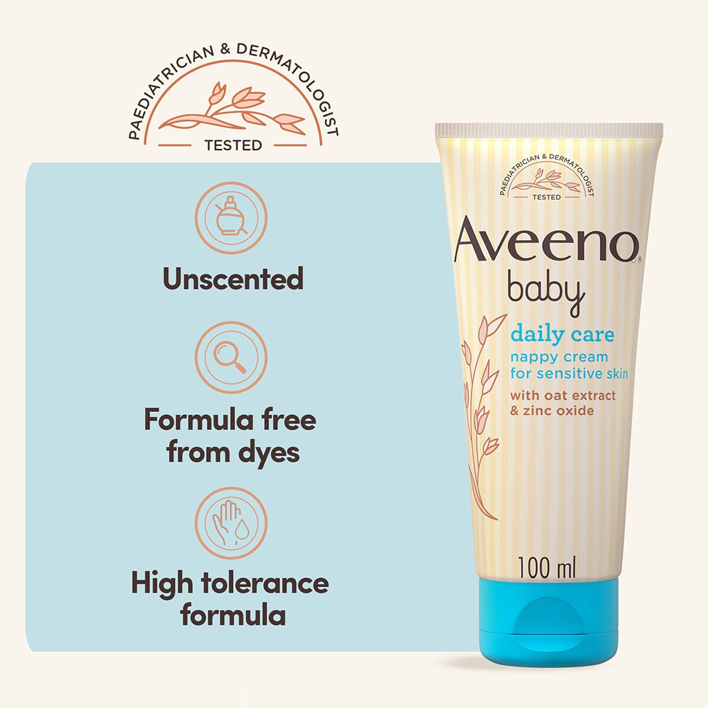 Aveeno Baby Daily Care Barrier Nappy Cream 100 mL