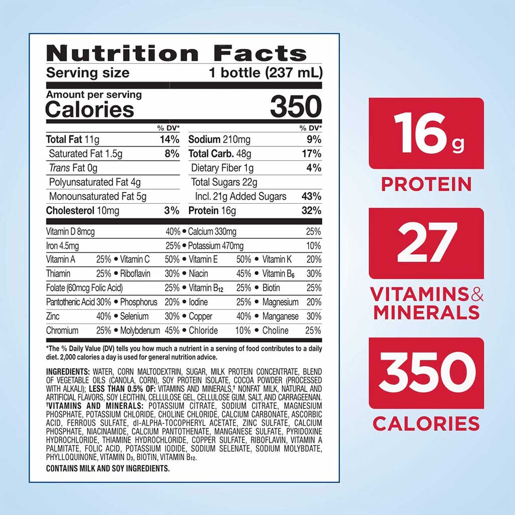 Ensure Plus Milk Chocolate Ready To Drink Nutrition Shake 237 mL