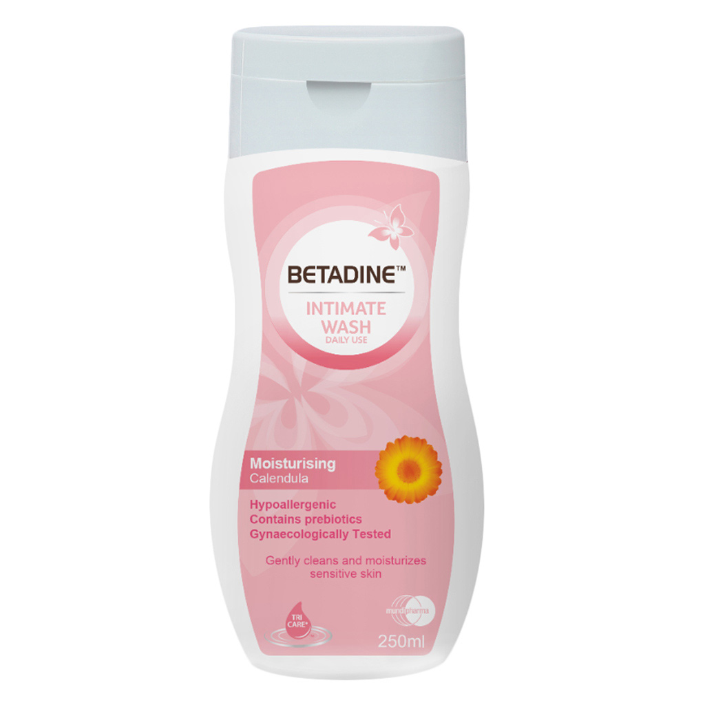 Betadine Daily Use Feminine Intimate Wash, Moisturizing Calendula 250ml