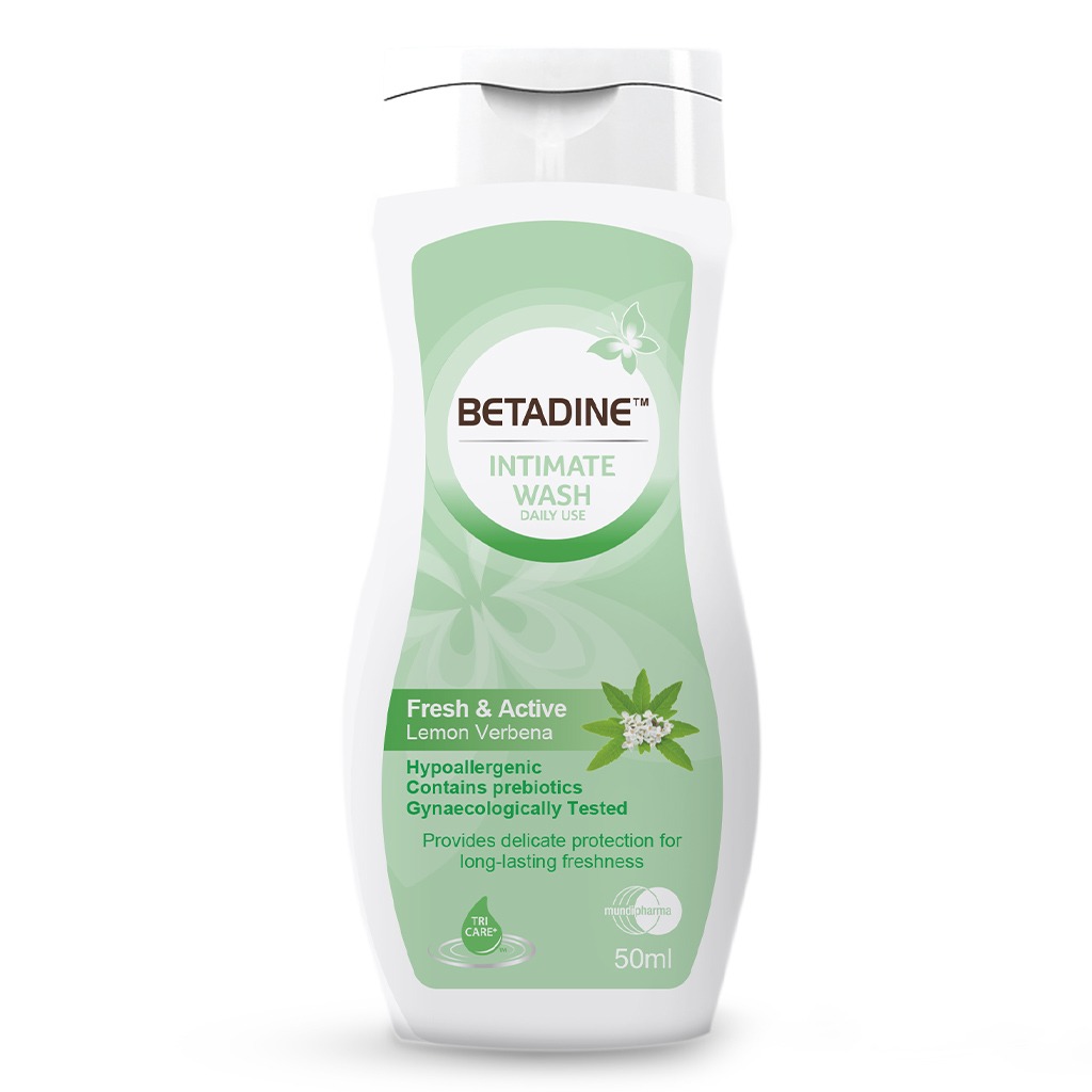 Betadine Daily Use Feminine Intimate Wash, Fresh & Active Lemon Verbena 50ml