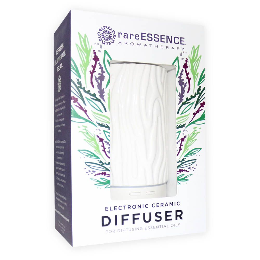Rare Essence Electronic Ceramic Diffuser 100 mL Capacity 9101WHT