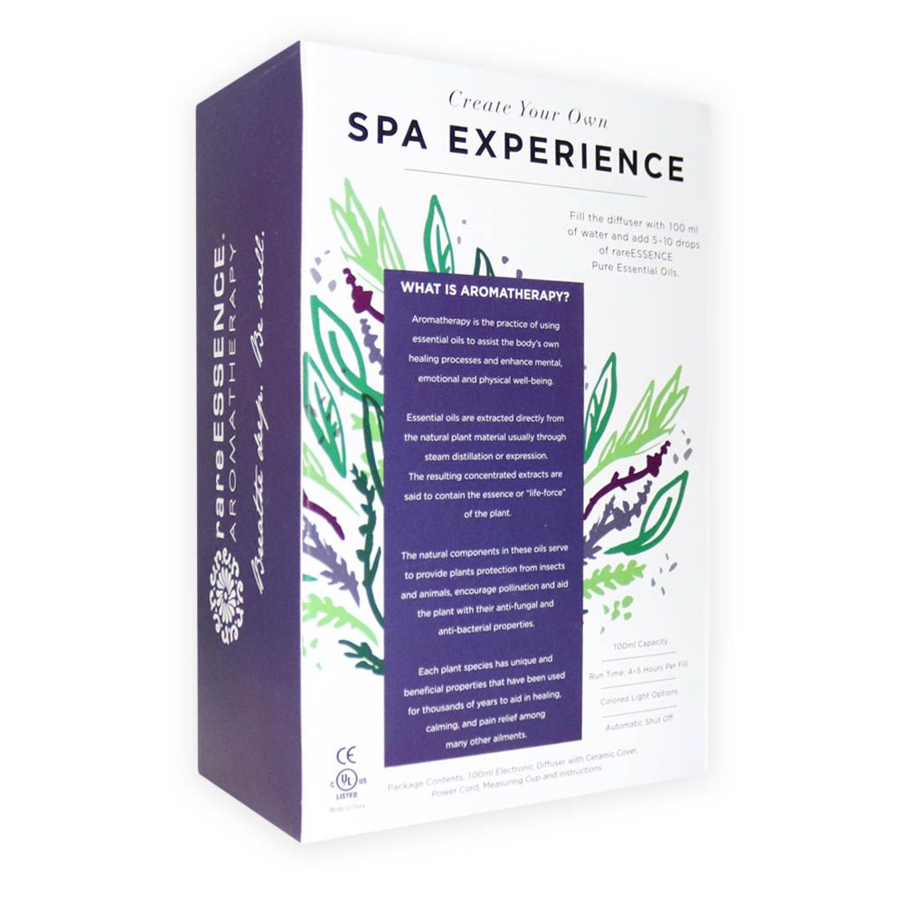 Rare Essence Electronic Ceramic Diffuser 100 mL Capacity 9101WHT