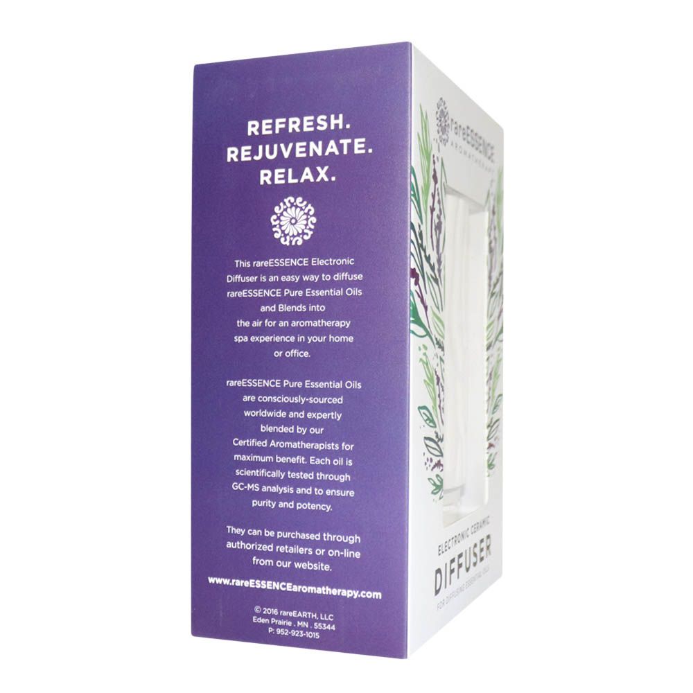 Rare Essence Electronic Ceramic Diffuser 100 mL Capacity 9101WHT