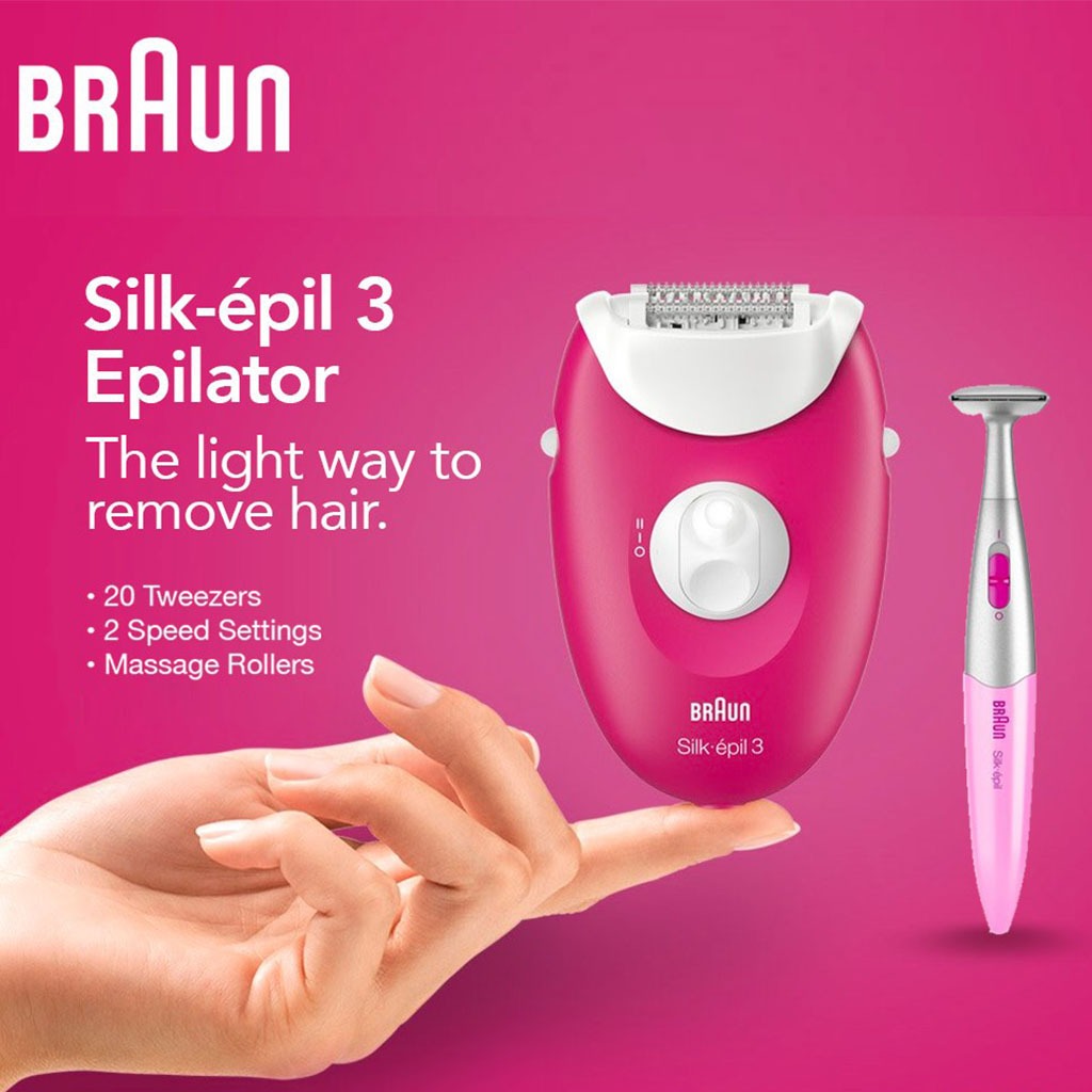 Braun Silk Epil 3 Epilator & Bikini Trimmer 3420
