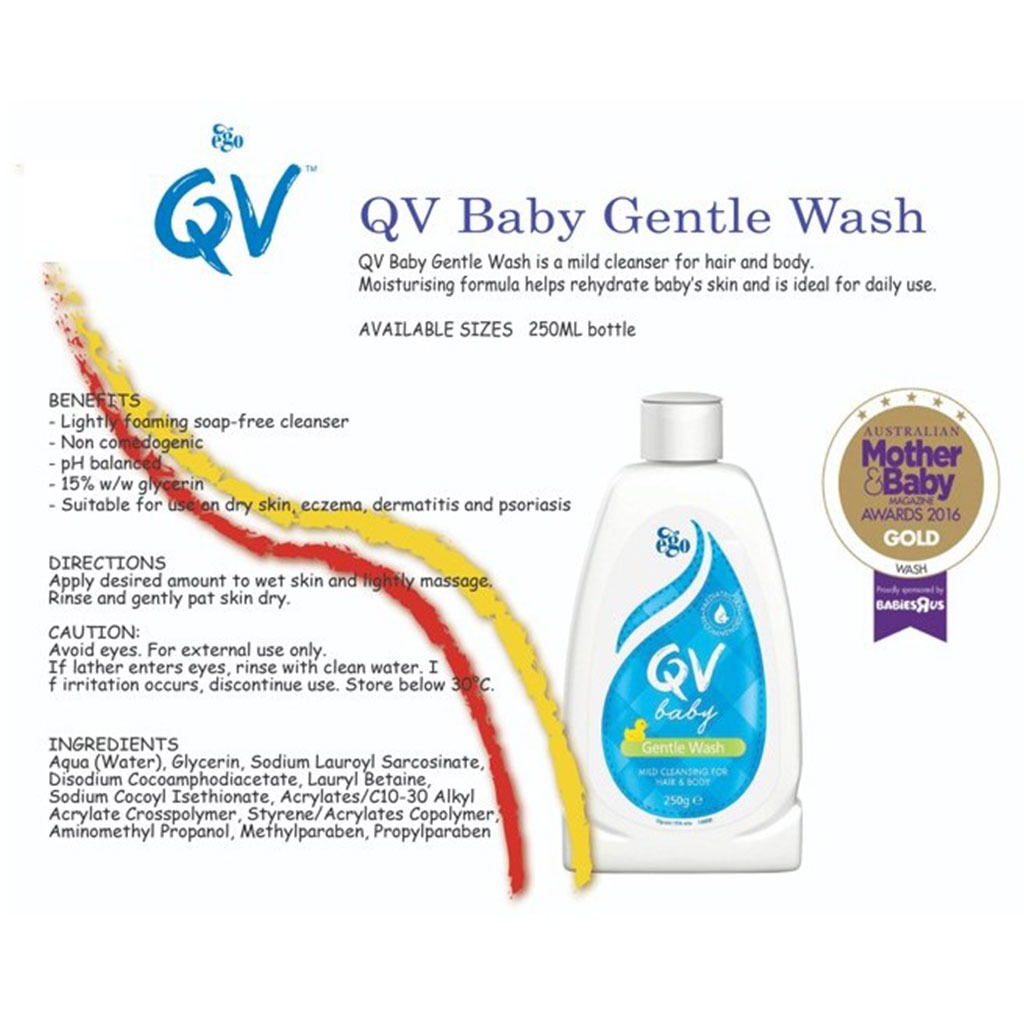 Ego QV Baby Gentle Body Wash 250g