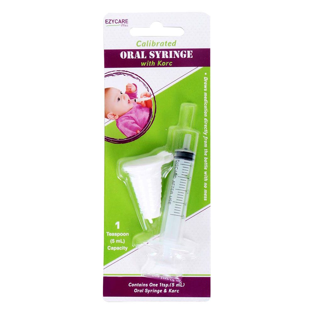 Ezycare Calibrated Oral Syringe W/ Korc 5ML 17008