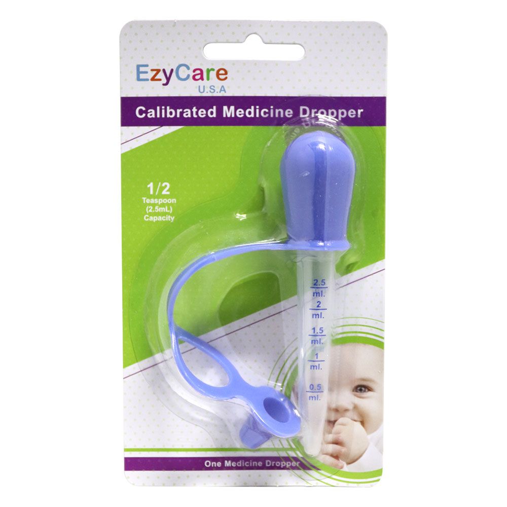 Ezycare Calibrated Medicine Dropper 2.5 mL Blue 17001
