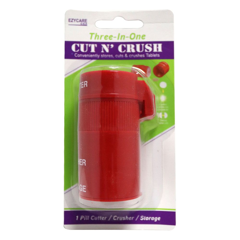 Ezycare 3 In 1 Cut N' Crush Pill Storage 17825