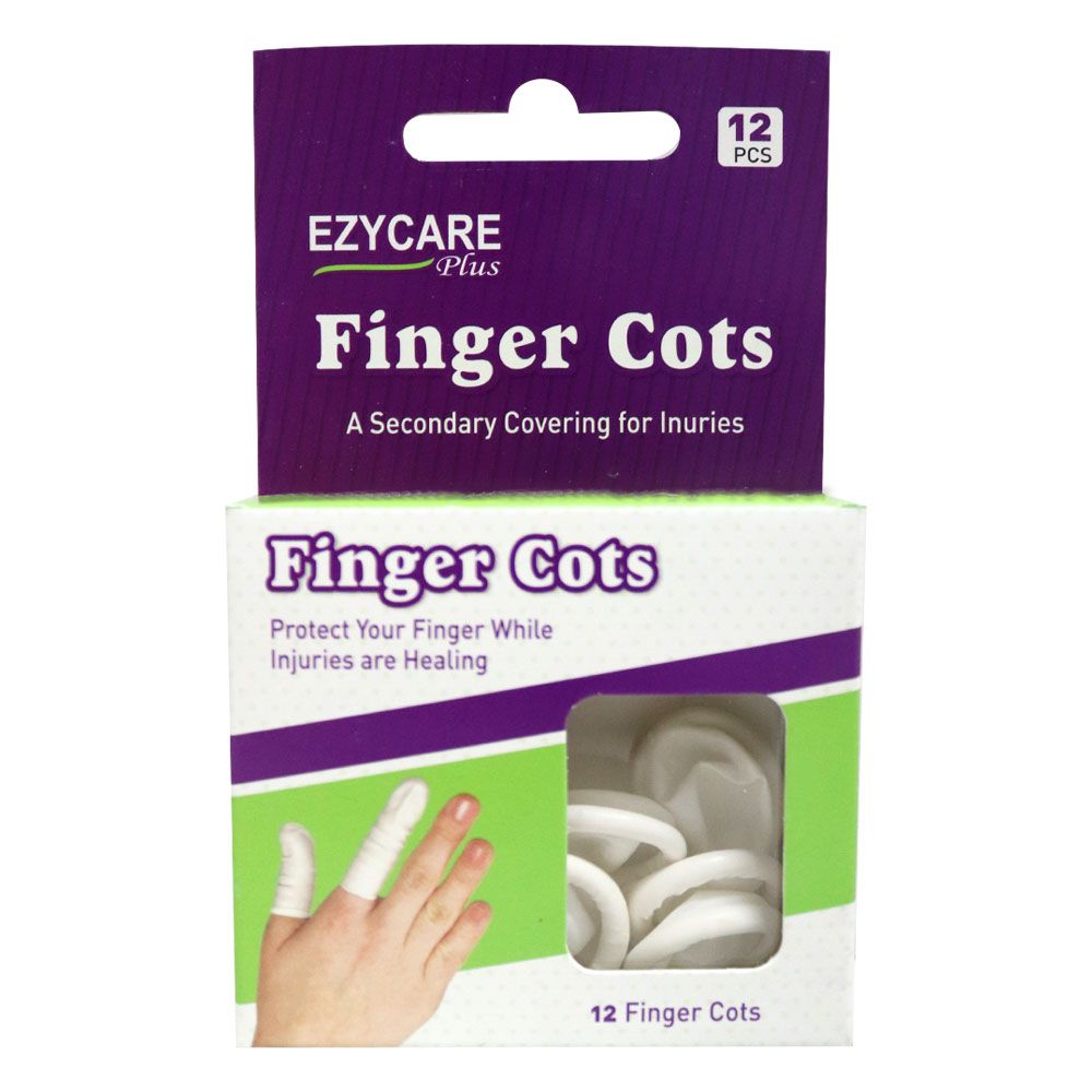 Ezycare Latex Finger Cots 12's 11405