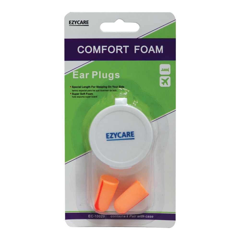 Ezycare Comfort Foam Ear Plugs 1 Pair 10029