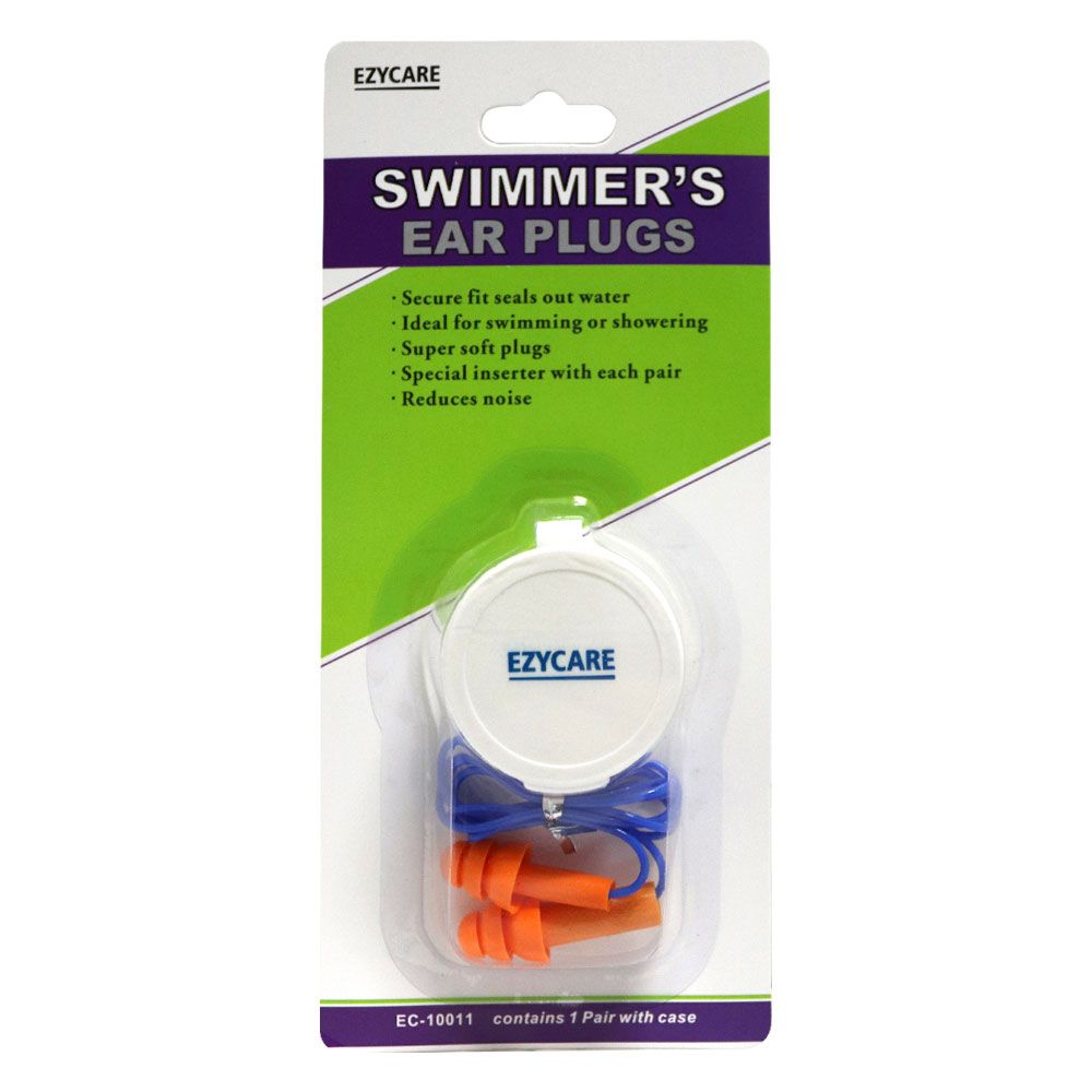 Ezycare Swimmer's Ear Plugs 1 Pair 10011