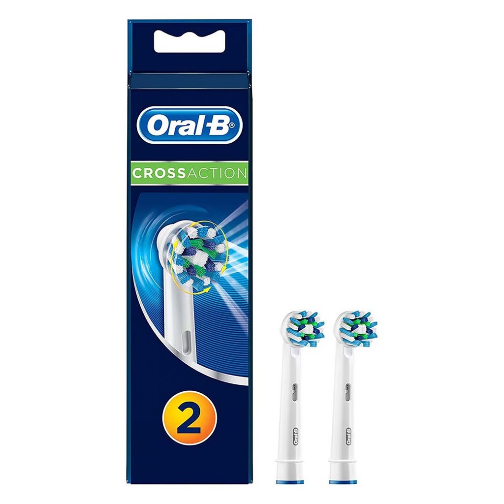 Oral B Cross Action Brush Heads 2's EB50-2