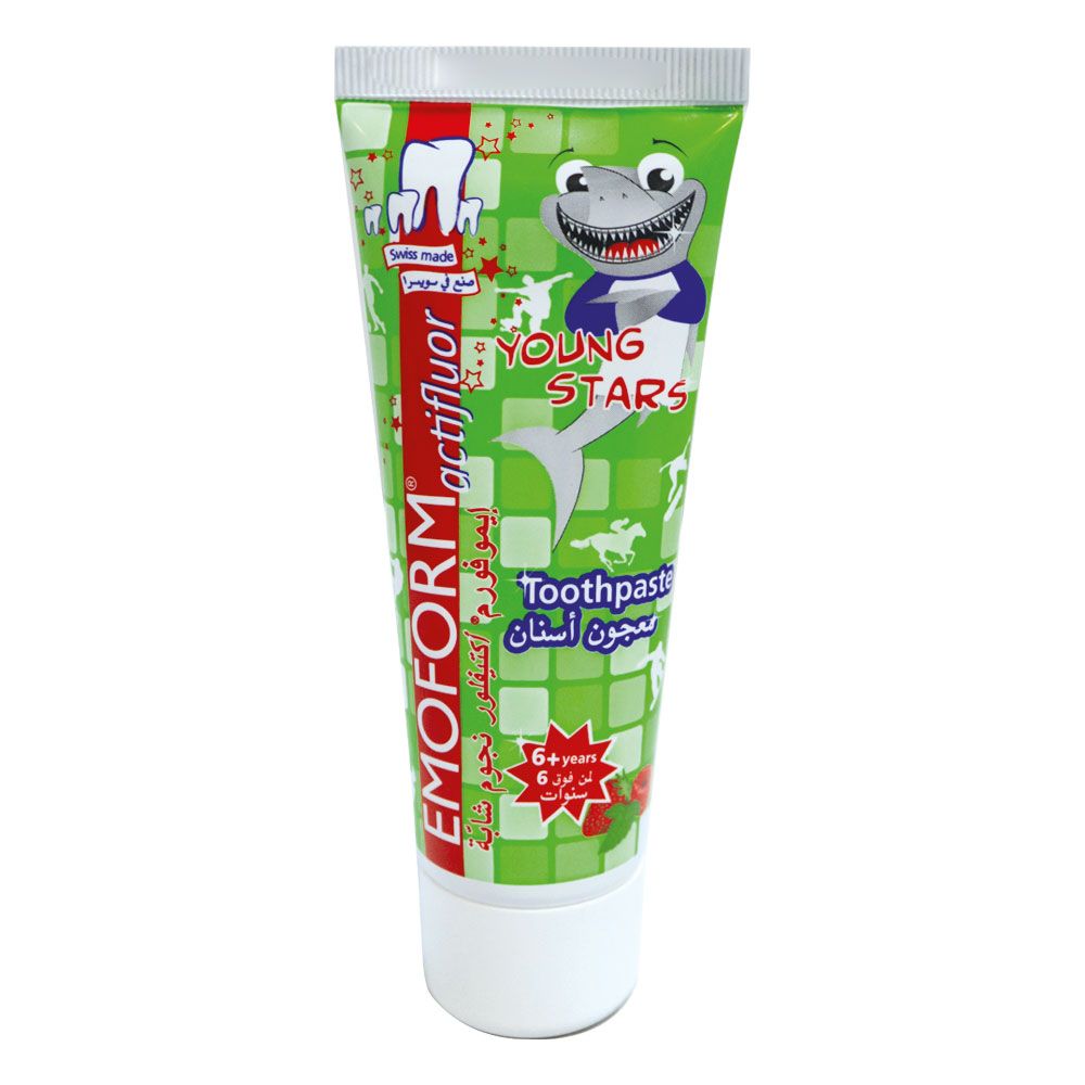 Emoform Actifluor Young Stars 6+ Years Toothpaste 75 mL