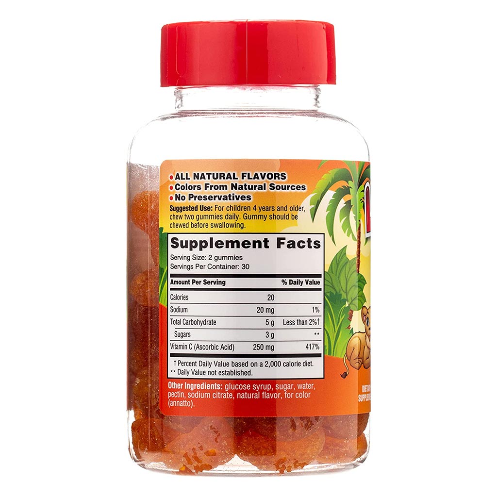 Leona's Vitamin C Kids Gummy vitamins 60's