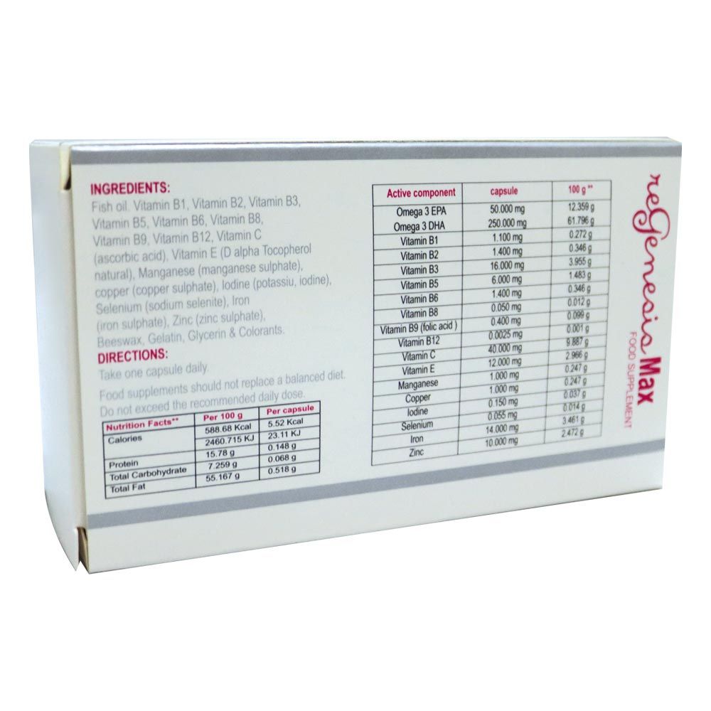 Regenesis Max Capsules 60's