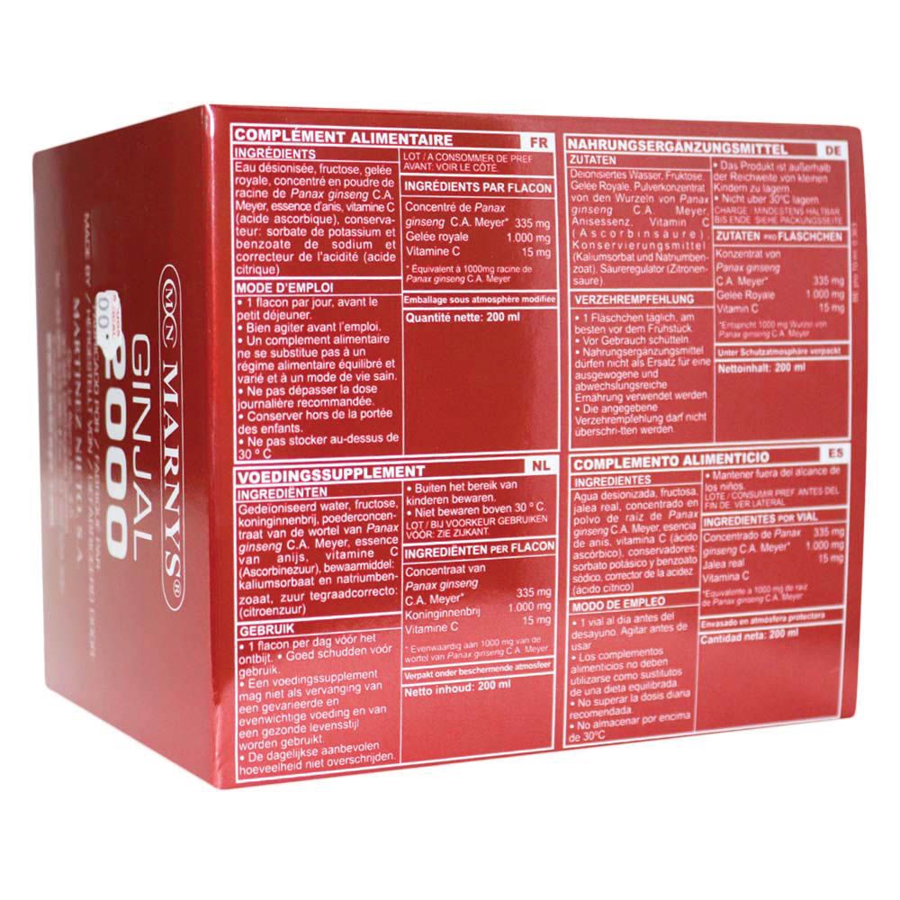 Marnys Ginjal 2000 10 mL, Vials 20's