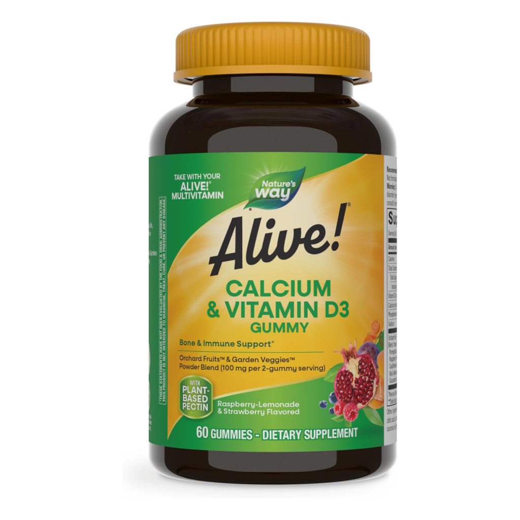 Alive Calcium + D3 Gummies 60's