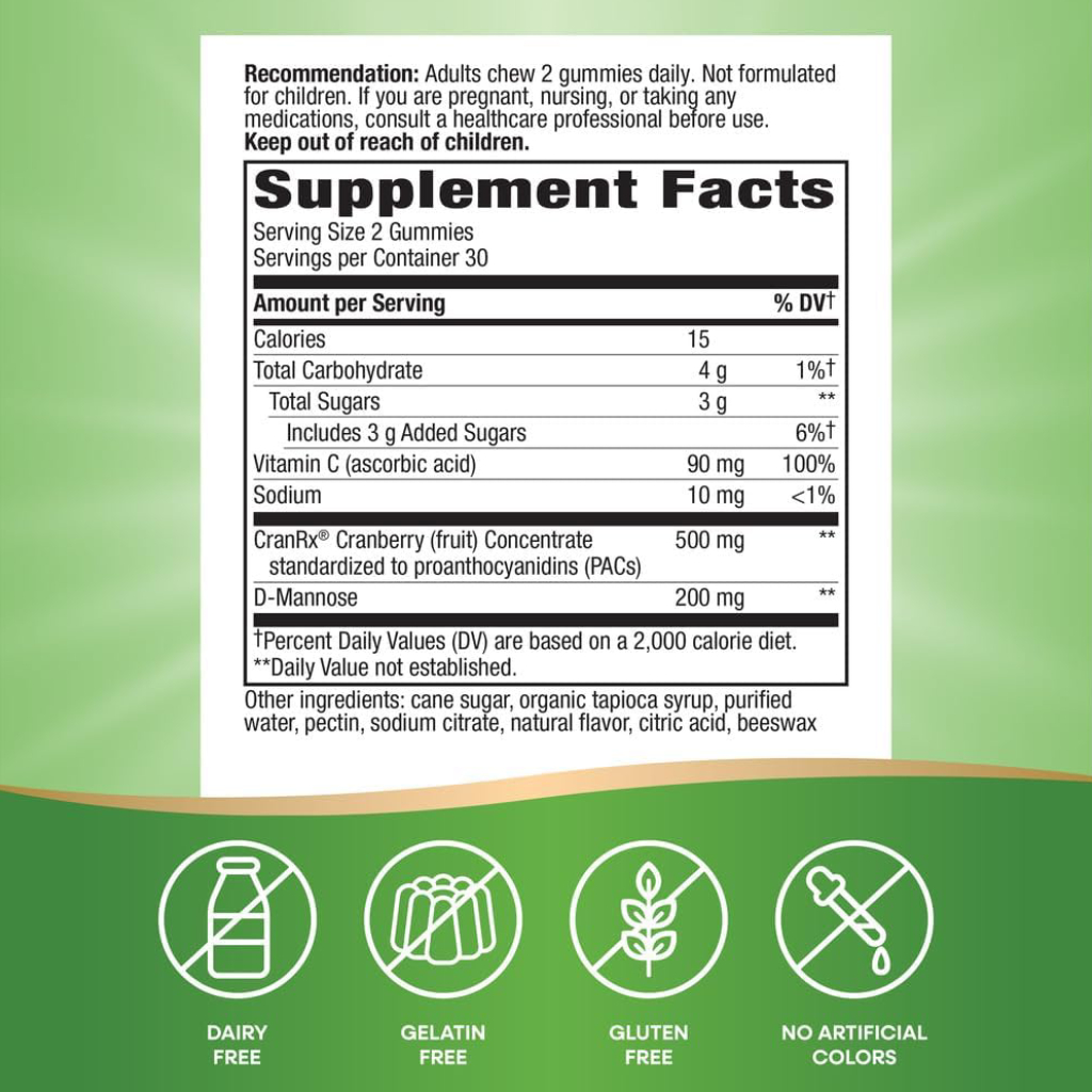 Alive CranRx Gummies 60's