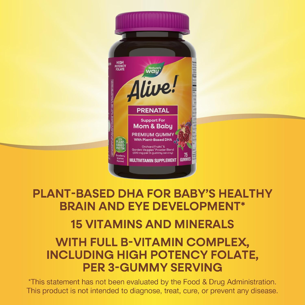 Alive Prenatal Multivitamin Gummies 75's