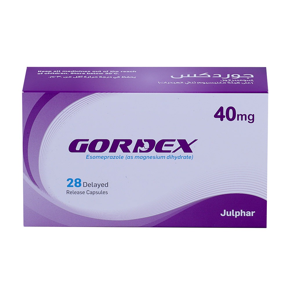Gordex 40mg Capsules, Pack of 28's
