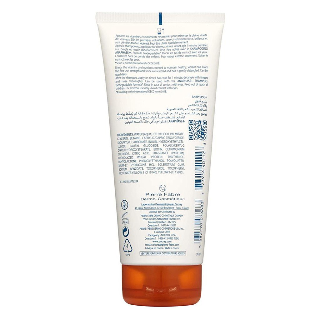 Ducray Anaphase Plus Hair Loss Conditioner 200 mL