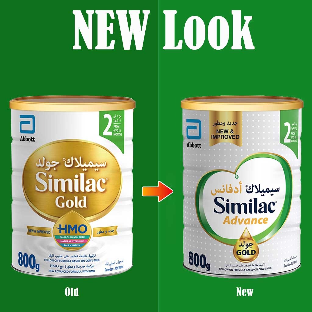 Similac Advance Gold Stage 2 Infant Milk Formula For 6 To 12 Months 800g