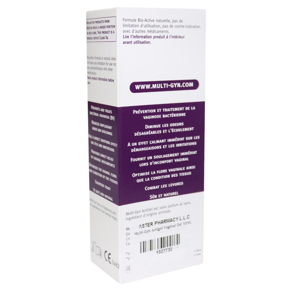 Multi-Gyn Actigel Vaginal Gel 50 mL