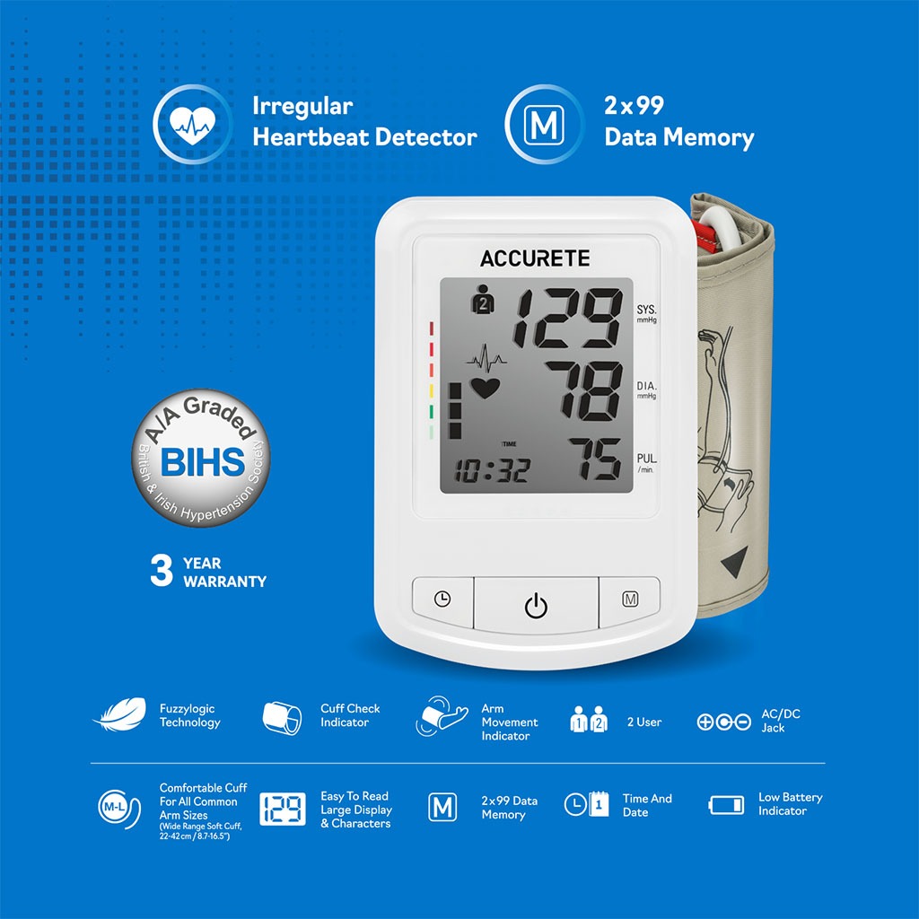 Accurete Blood Pressure Monitor H140