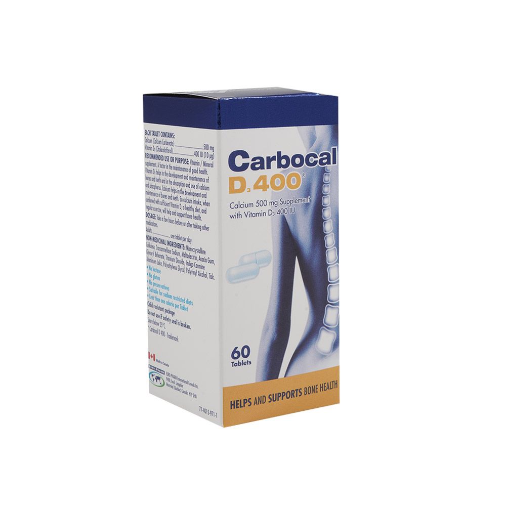 Carbocal D 400 Tablets 60's