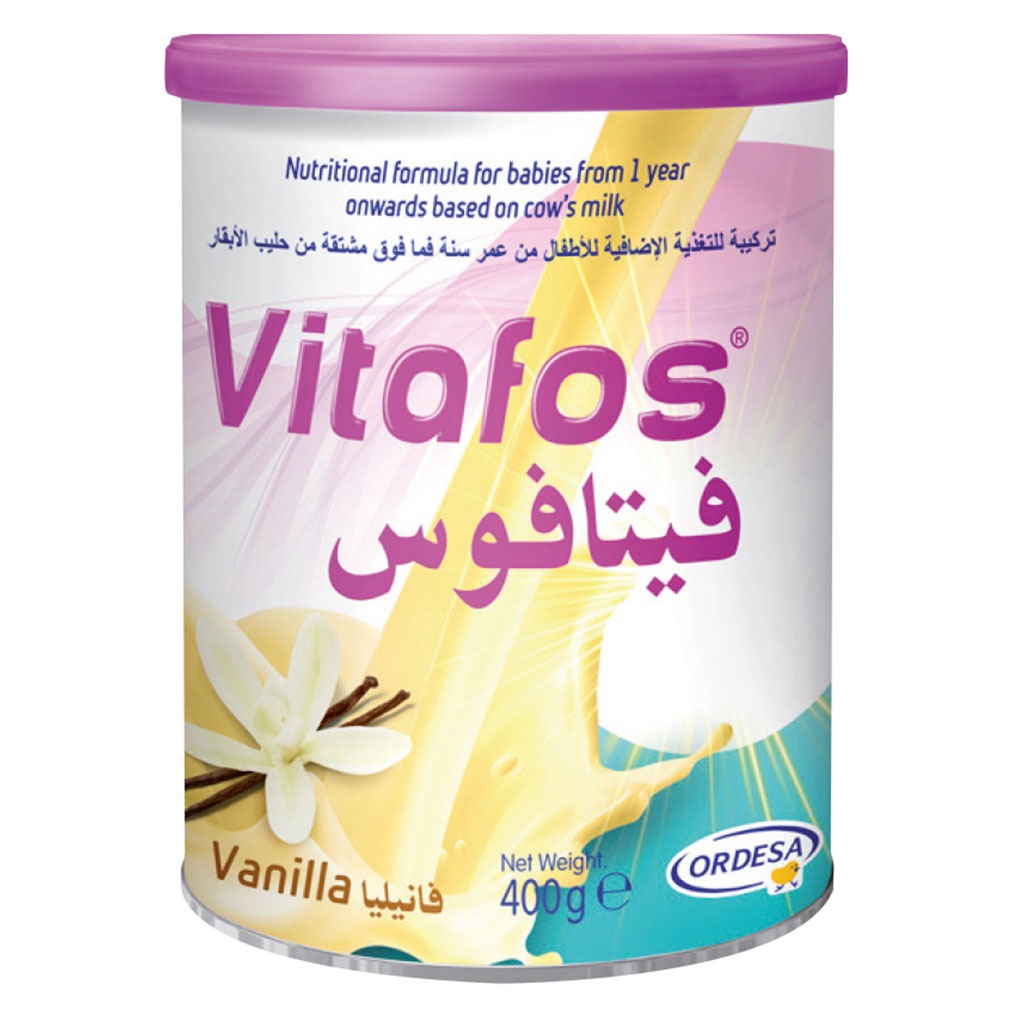 Vitafos Nutritional Growing Up Children's Milk Formula For 1-10 Years Vanilla Flavour 400g