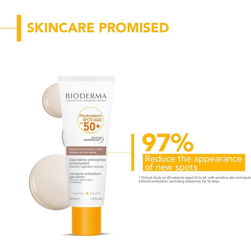 Bioderma Photoderm Spot-Age SPF50+ Antispot & Antioxidant Sunscreen Gel-Cream 40 mL