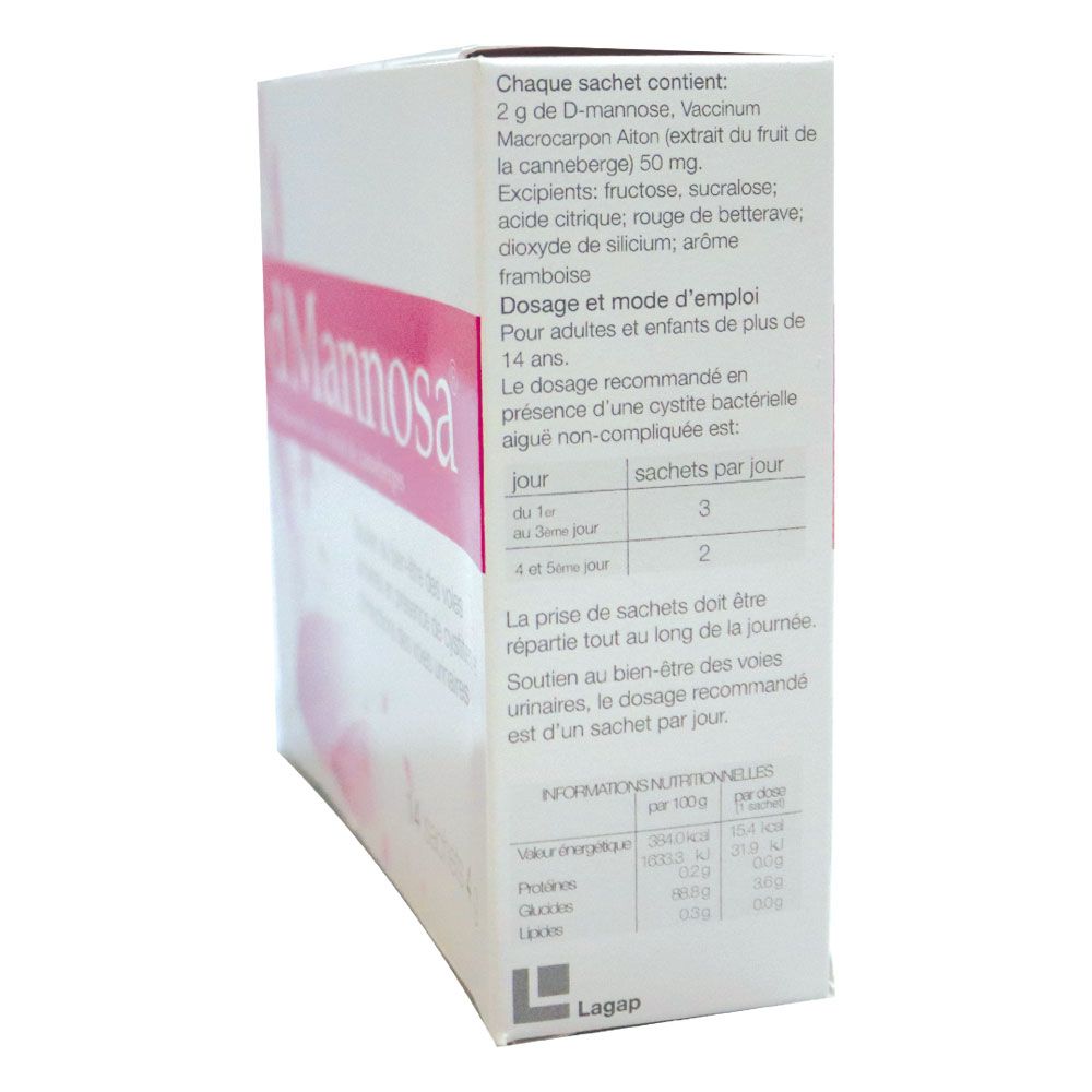 D Mannosa Oral Sachets 4 g 14's