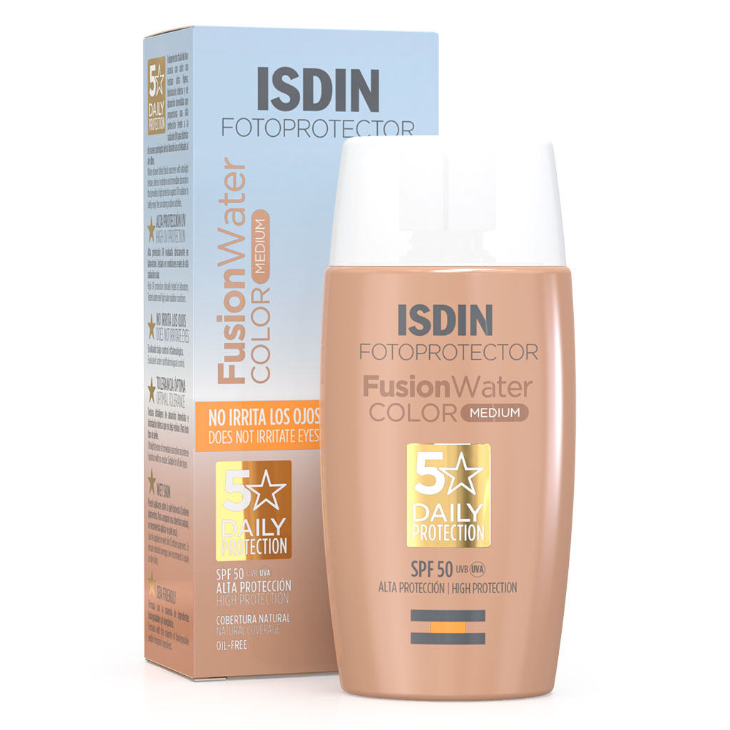 Isdin Fotoprotector SPF50+ Fusion Water Color, Medium, 50 mL