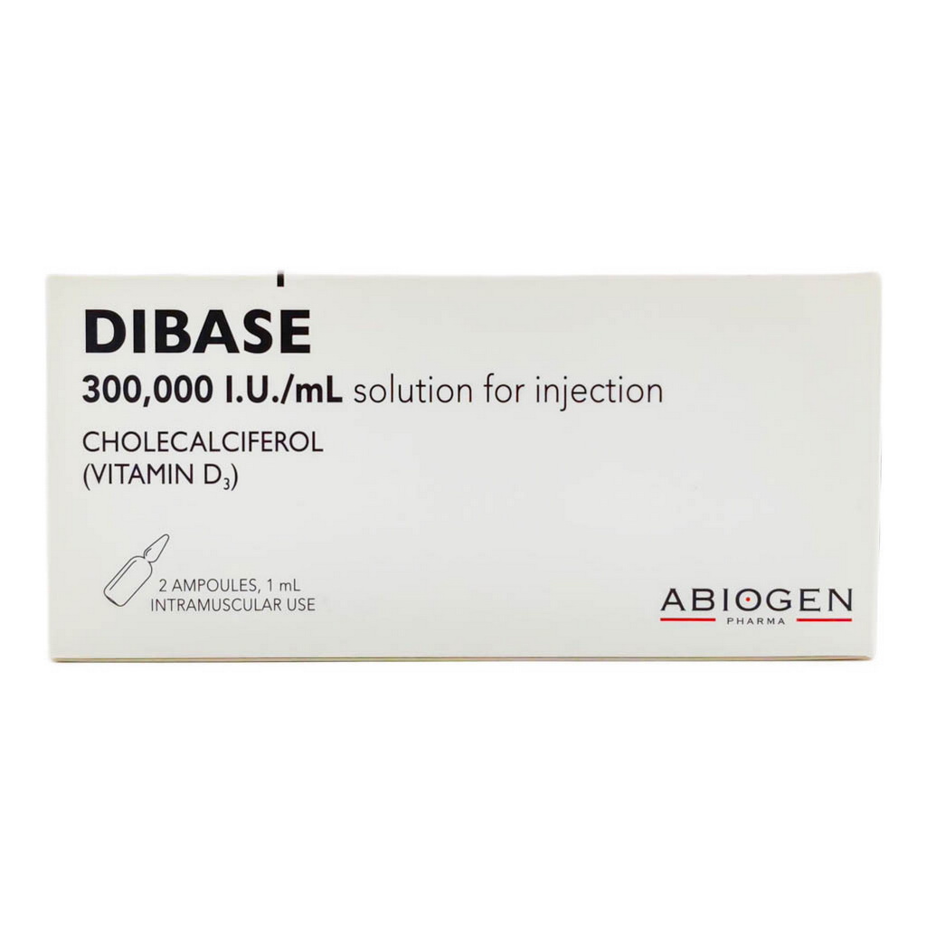 Dibase 300,000IU/ml Intramuscular Solution For Injection Ampoules 1ml, Pack of 2’s