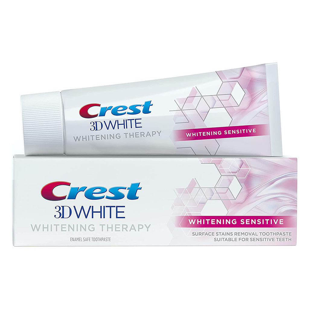 Crest 3D White Whitening Therapy Sensitive Care Toothpaste 75ml