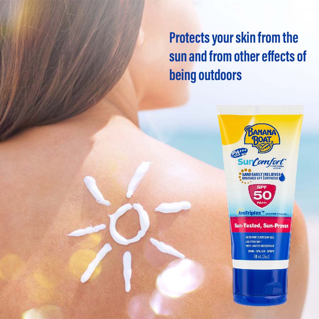 Banana Boat Sun Comfort SPF50 Sunscreen Lotion 90 mL