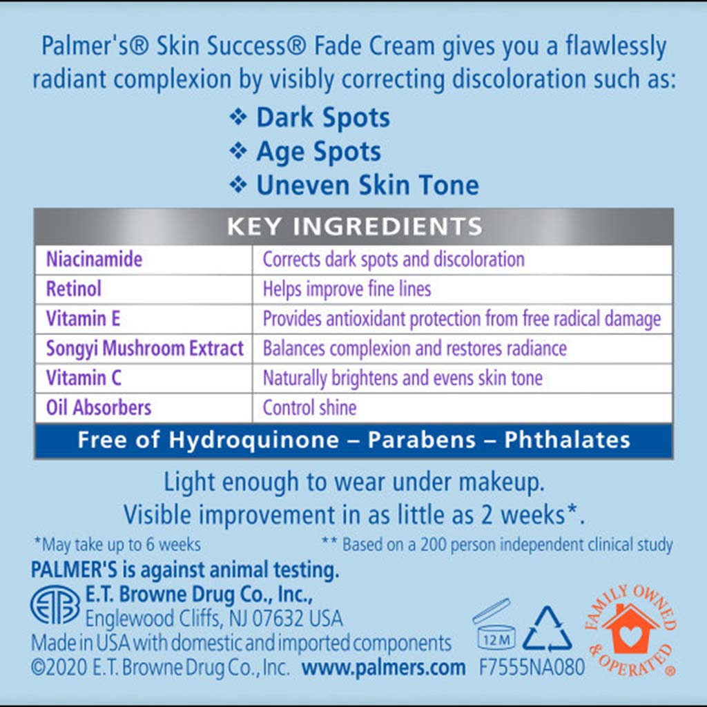 Palmer's Skin Success Anti-Dark Spot Fade Cream for Oily Skin 75 g