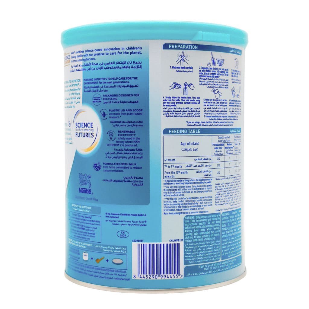 Nestle Nan Optipro 2 Infant Formula 6-12 Months 800g