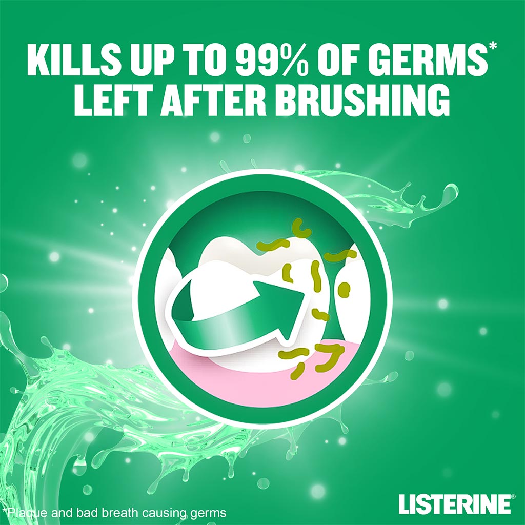 Listerine Total Care Gum Protect Mild Taste Mouthwash With Zero Alcohol 500ml 