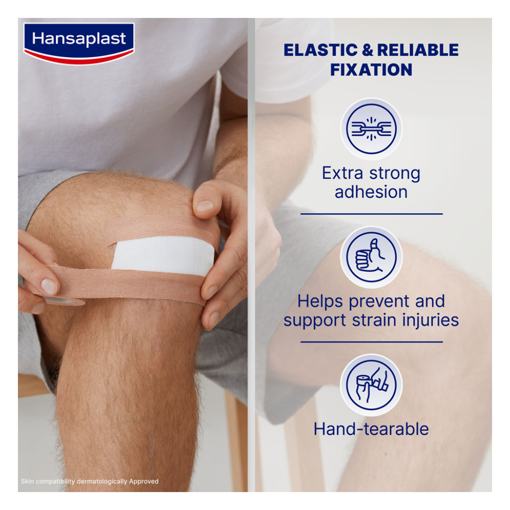 Hansaplast Classic Fixation Tape 5m x 2.5cm, 1's