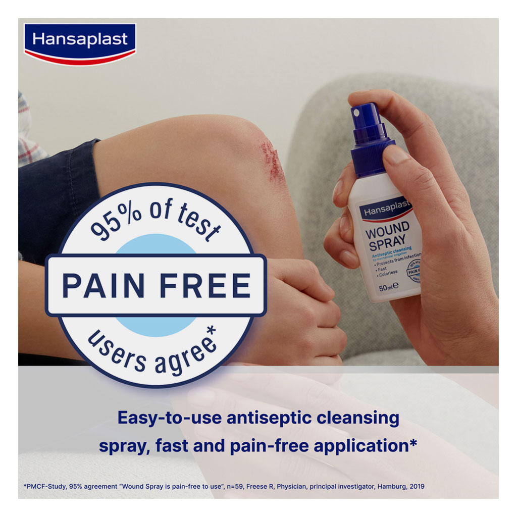 Hansaplast Antiseptic Wound Cleansing Spray 100ml