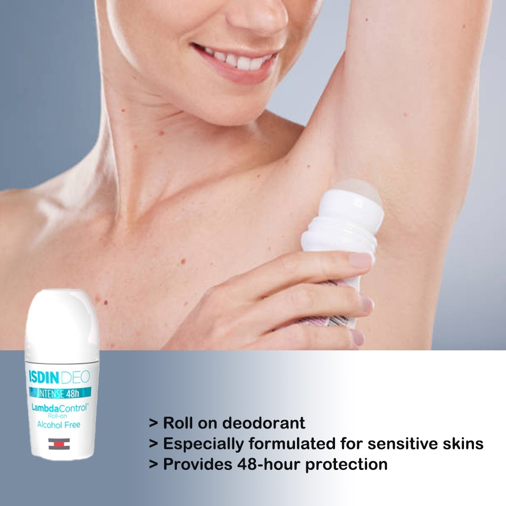 Isdin Deo Lambda Control Intense 48 Hour Roll On Emulsion 50 mL