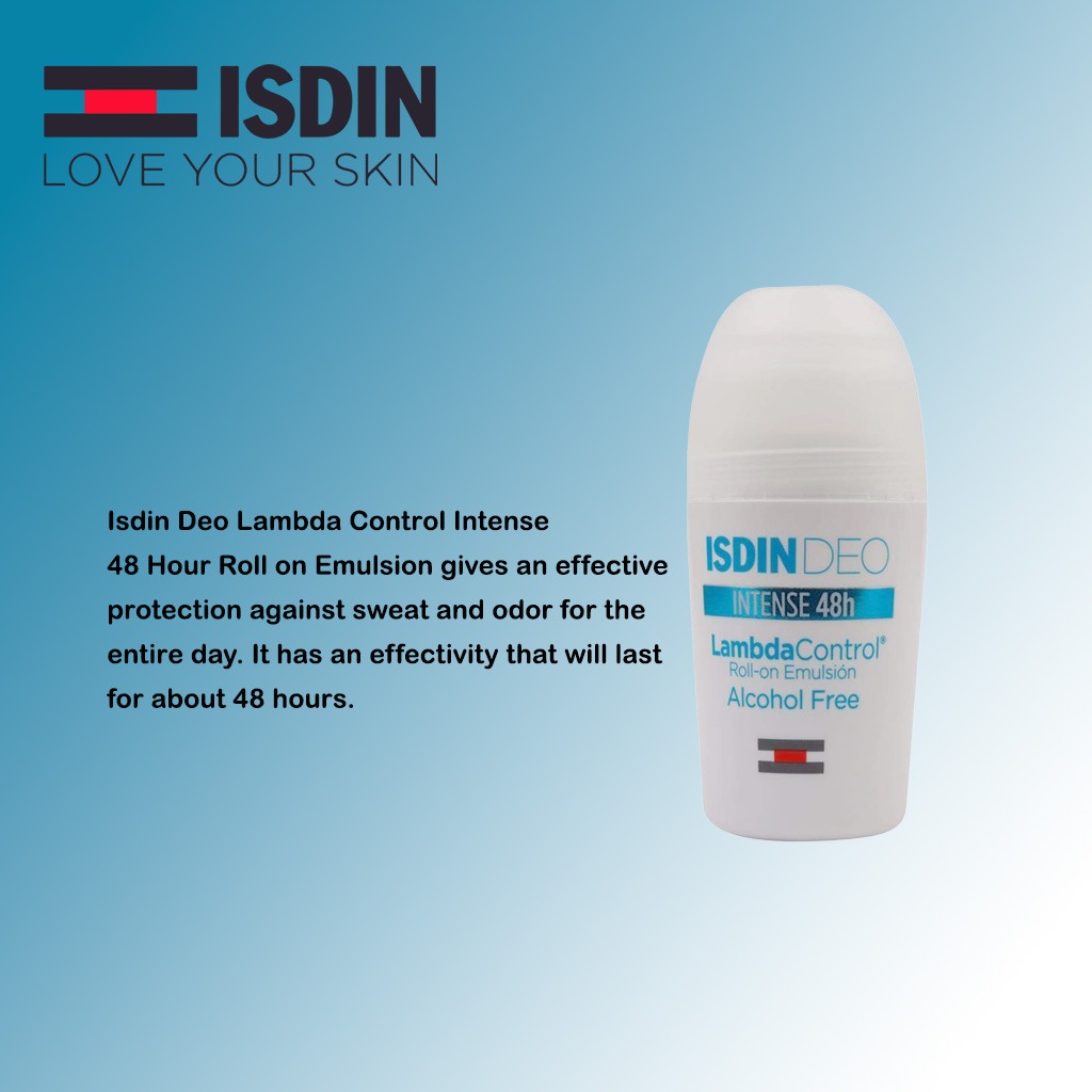 Isdin Deo Lambda Control Intense 48 Hour Roll On Emulsion 50 mL