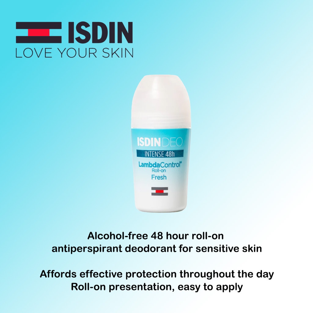 Isdin Deo Lambda Control Intense 48 Hour Fresh Roll On 50 mL
